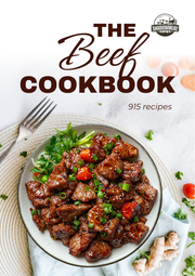 The Beef Cookbook by Shadowmere Farm — 915 steak, roast, brisket, and ground beef recipes digital download cover